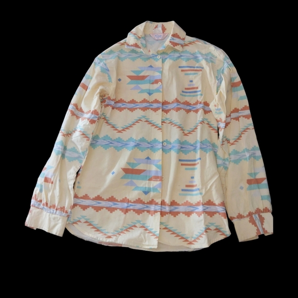 Blouses Button Up Set Of 5 Vintage Blouses Size Small/Medium READ DESCRIPTION - Picture 3 of 12